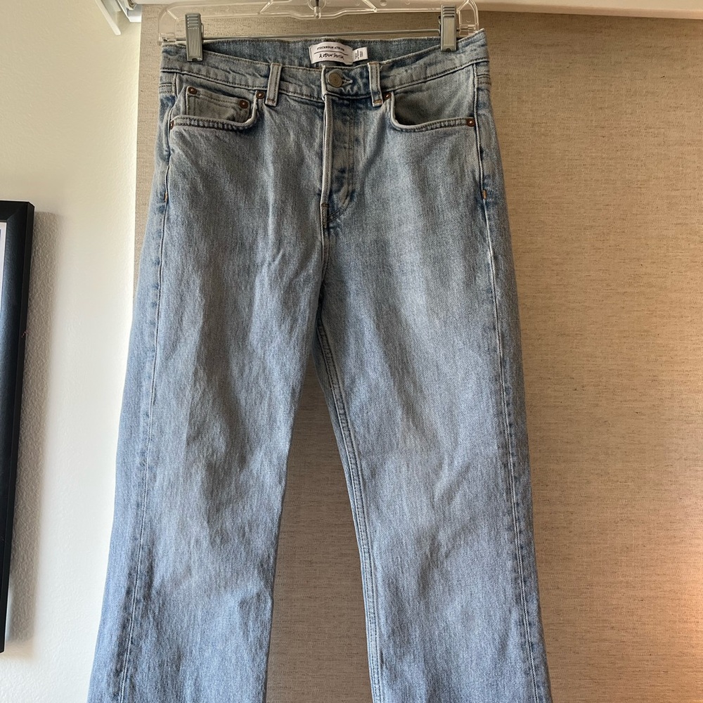 & other stories cropped bootcut jeans